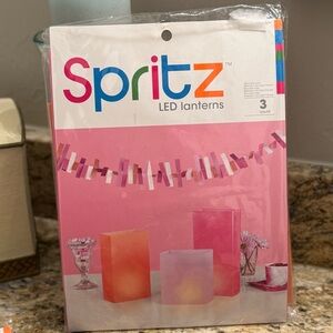 Spritz Pink LED Lanterns